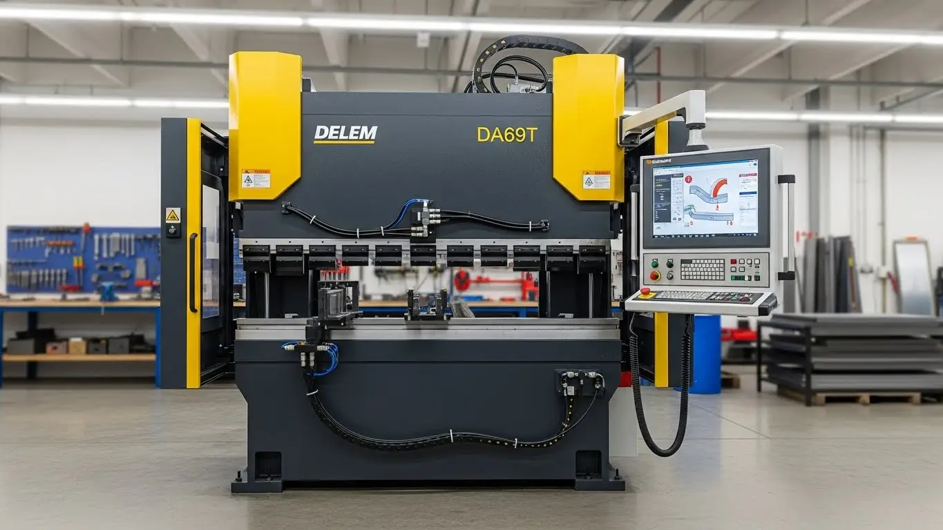 8 Axis CNC Press-Brake Delem da69t