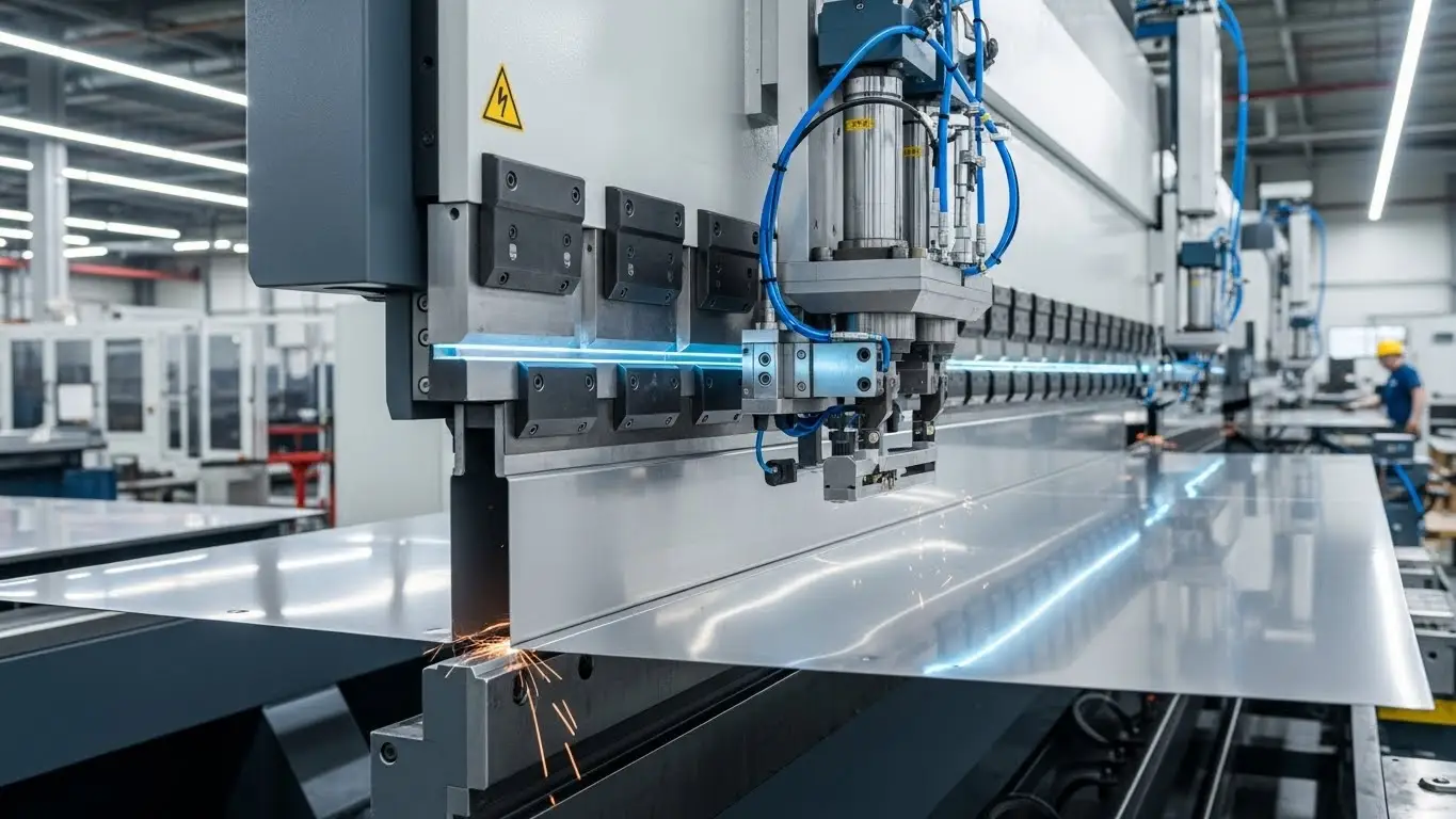 Automatische Metallfaltmaschine für Edelstahlplatten