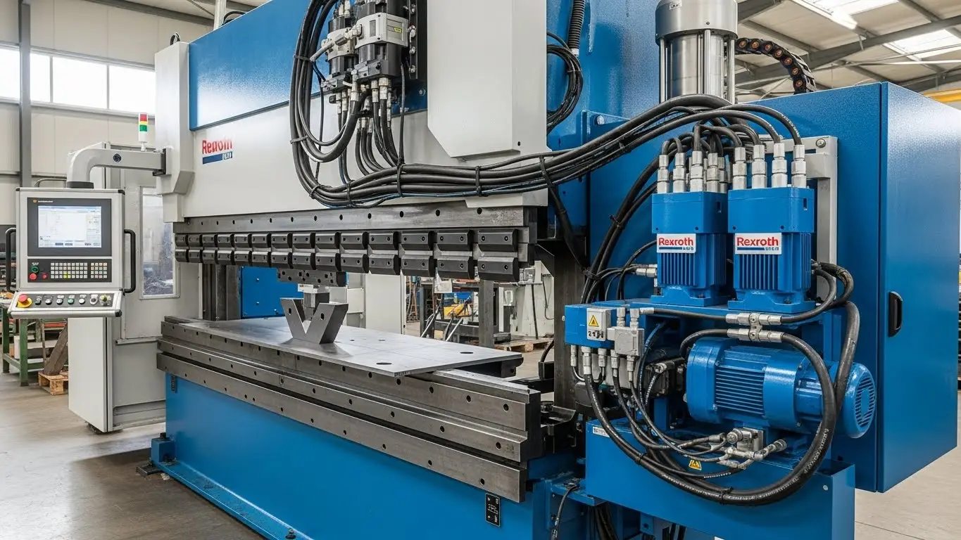 Pressbremse mit Rexroth-Hydrauliksystem