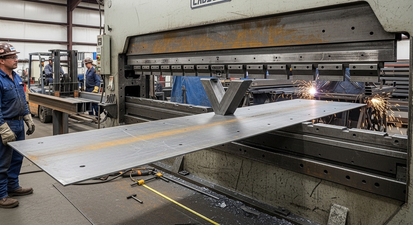 Schwere Pressbremse für Stahlblech