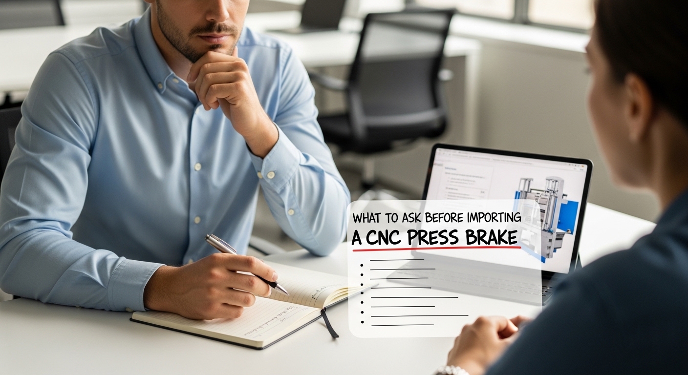 Was man vor dem Import einer CNC-Pressebremse fragen sollte