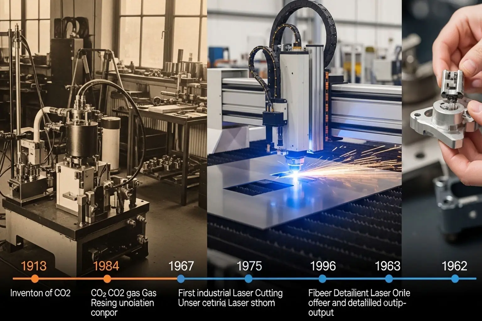 Geschichte des Laserschneidens: Von der wissenschaftlichen Theorie zur industriellen Präzision